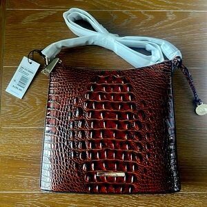 NWT Brahmin “Katie” crossbody bag in Pecan.